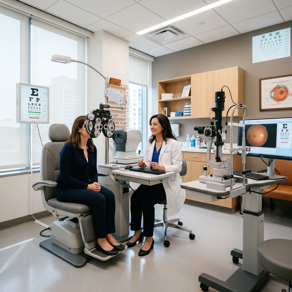 Modern eye examination